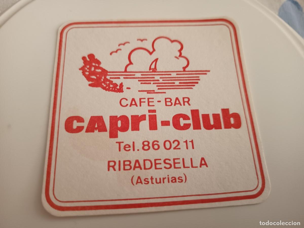 Otros art&iacute;culos de coleccionismo en papel: POSAVASOS CAFETERIA CAPRI CLUB-RIBADESELLA-ASTURIAS