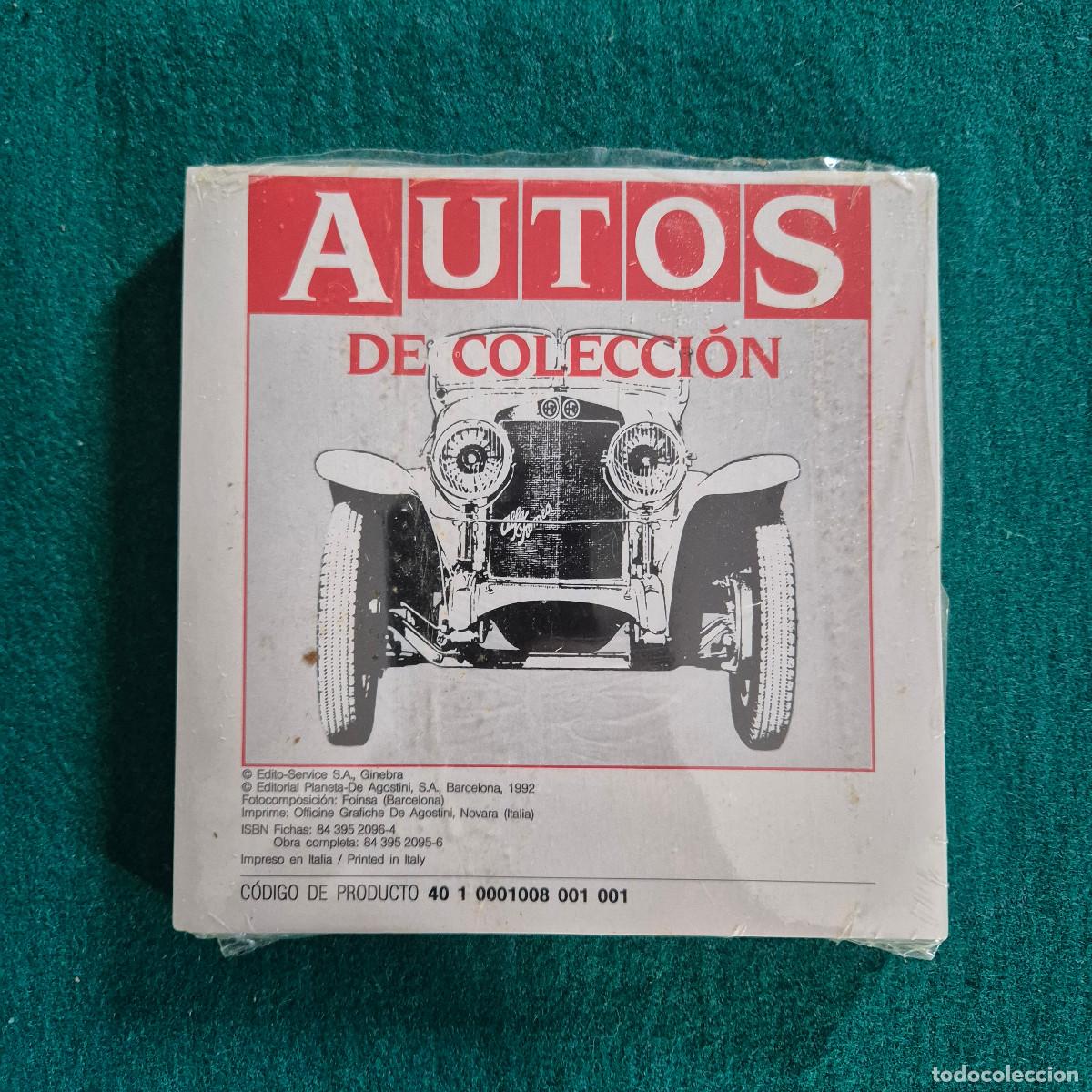 Outros artigos de papel: Fichas Autos de colecci&oacute;n. Editorial Planeta - De Agostini 1992