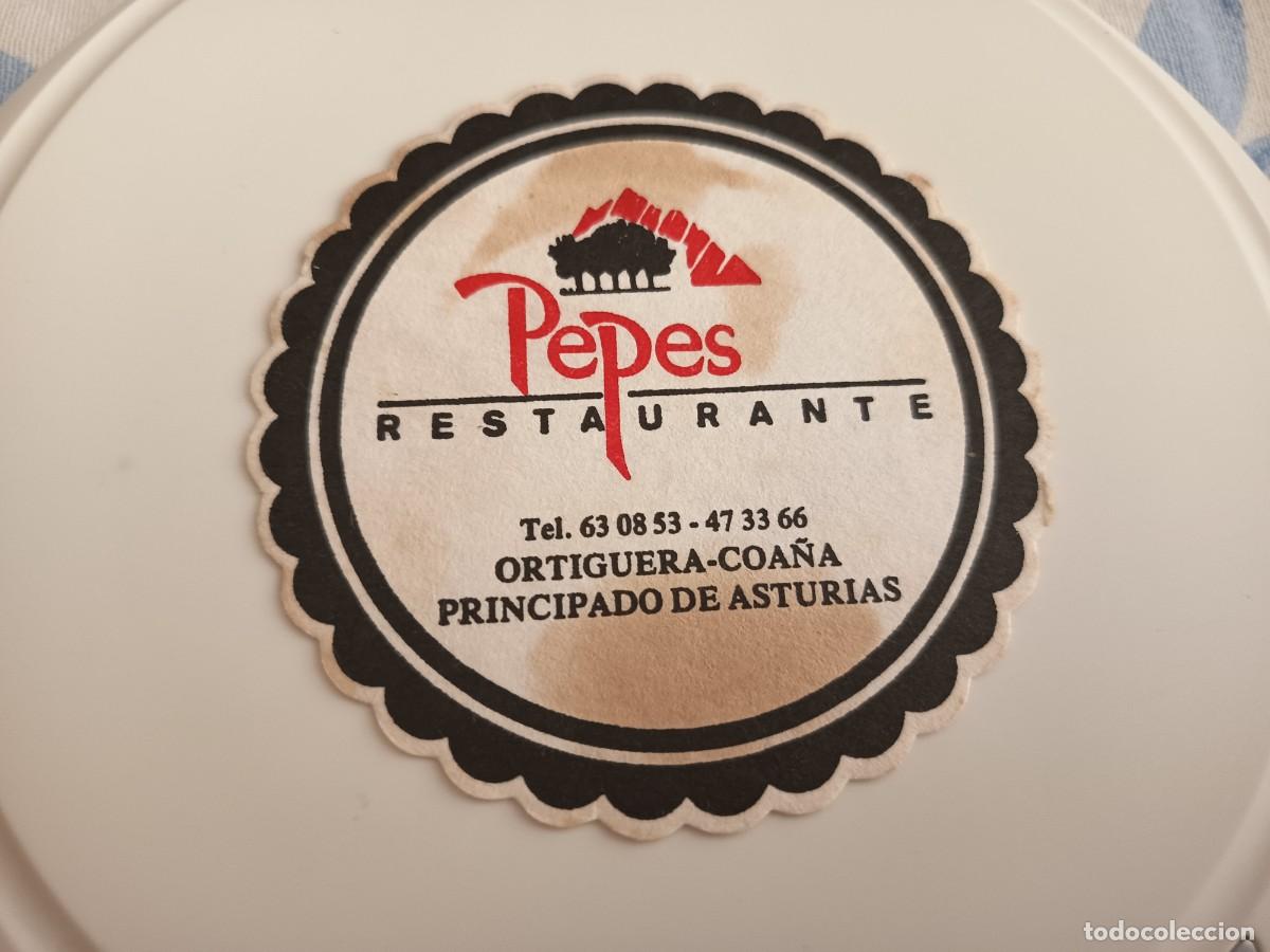 Otros art&iacute;culos de coleccionismo en papel: POSAVASOS RESTAURANTE PEPES-ORTIGUERA-COA&Ntilde;A-ASTURIAS