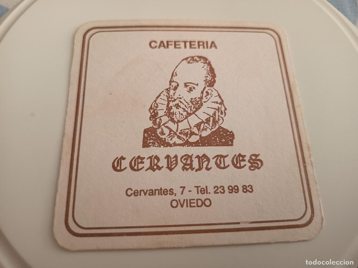 Otros art&iacute;culos de coleccionismo en papel: POSAVASOS CAFETERIA CERVANTES-OVIEDO-ASTURIAS