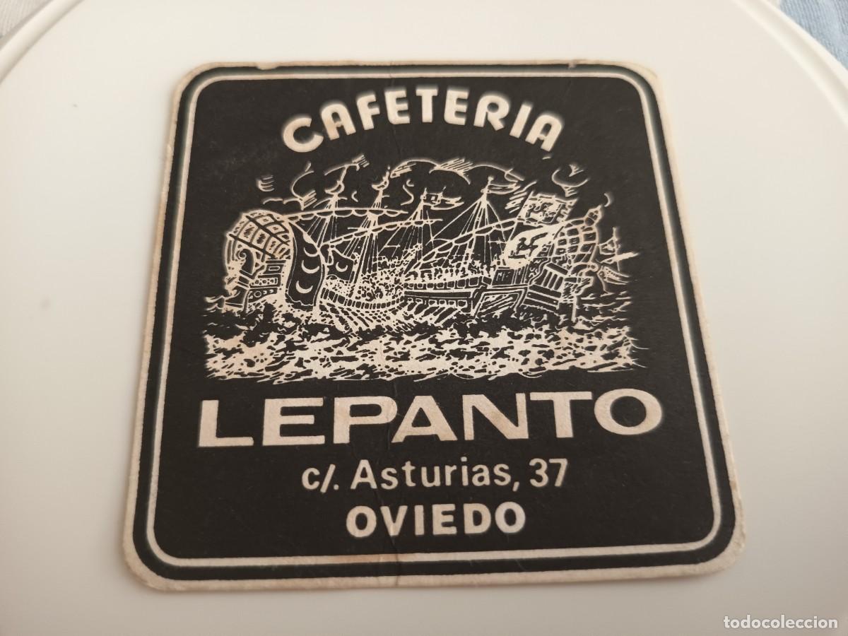 Otros art&iacute;culos de coleccionismo en papel: POSAVASOS CAFETERIA LEPANTO-OVIEDO-ASTURIAS