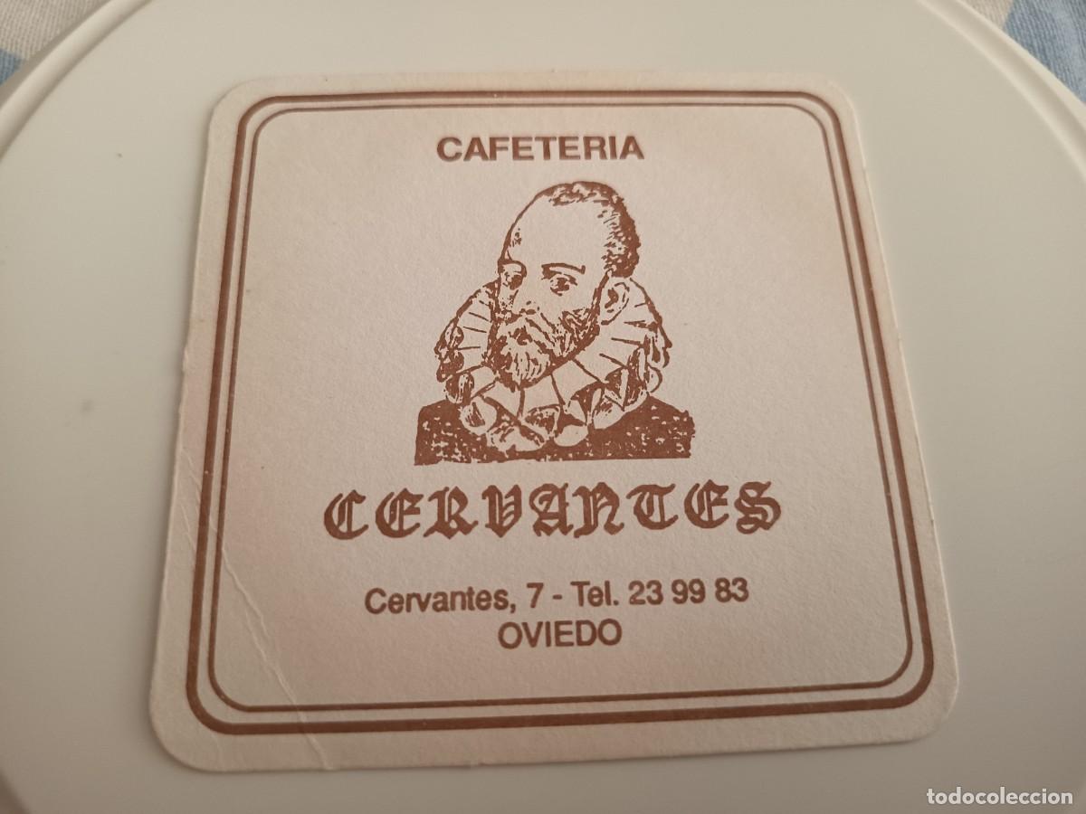 Otros art&iacute;culos de coleccionismo en papel: POSAVASOS CAFETERIA CERVANTES-OVIEDO-ASTURIAS