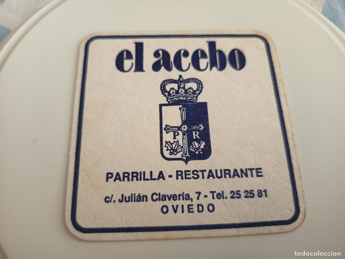 Otros art&iacute;culos de coleccionismo en papel: POSAVASOS RESTAURANTE EL ACEBO-OVIEDO-ASTURIAS
