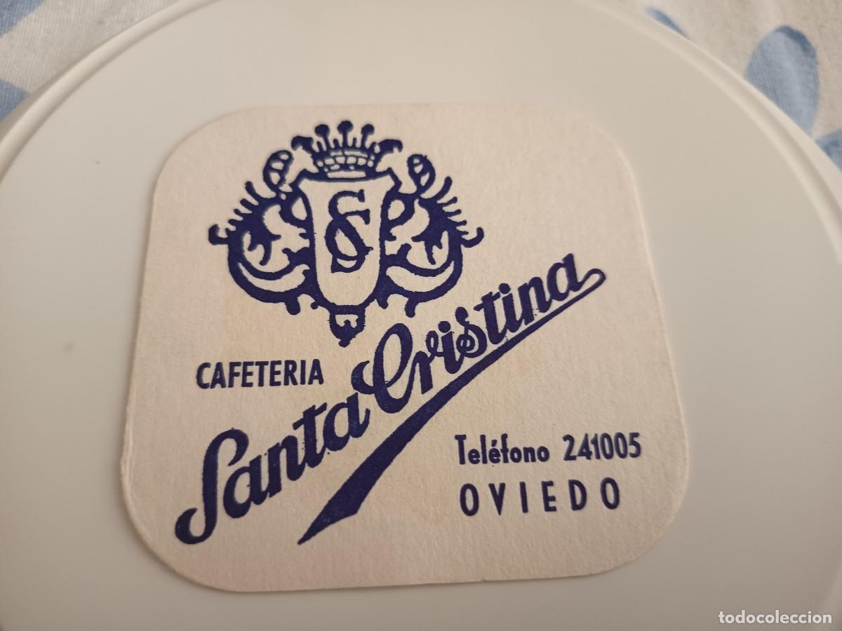 Otros art&iacute;culos de coleccionismo en papel: POSAVASOS CAFETERIA SANTA CRISTINA-OVIEDO-ASTURIAS