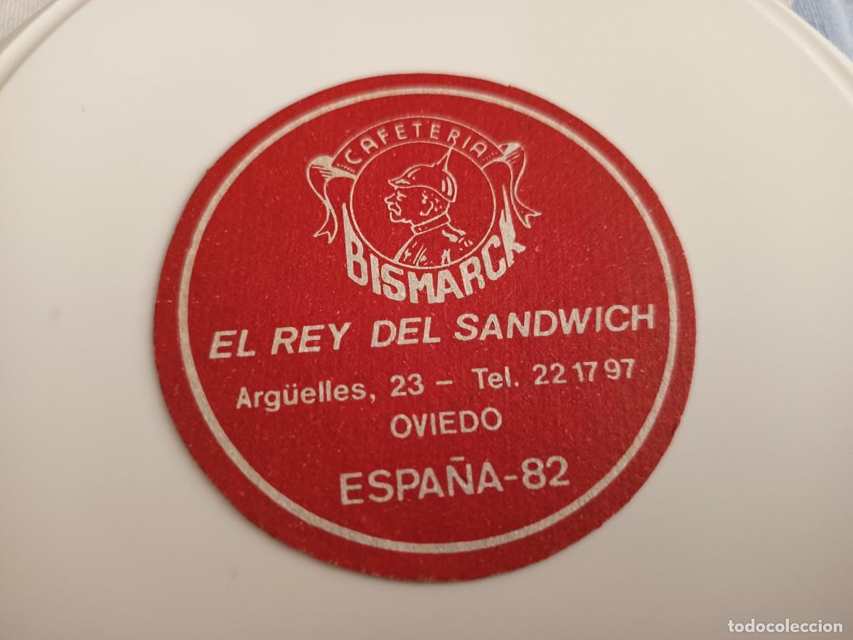 Otros art&iacute;culos de coleccionismo en papel: POSAVASOS CAFETERIA BISMARCK-OVIEDO-ASTURIAS-MUNDIAL ESPA&Ntilde;A 82