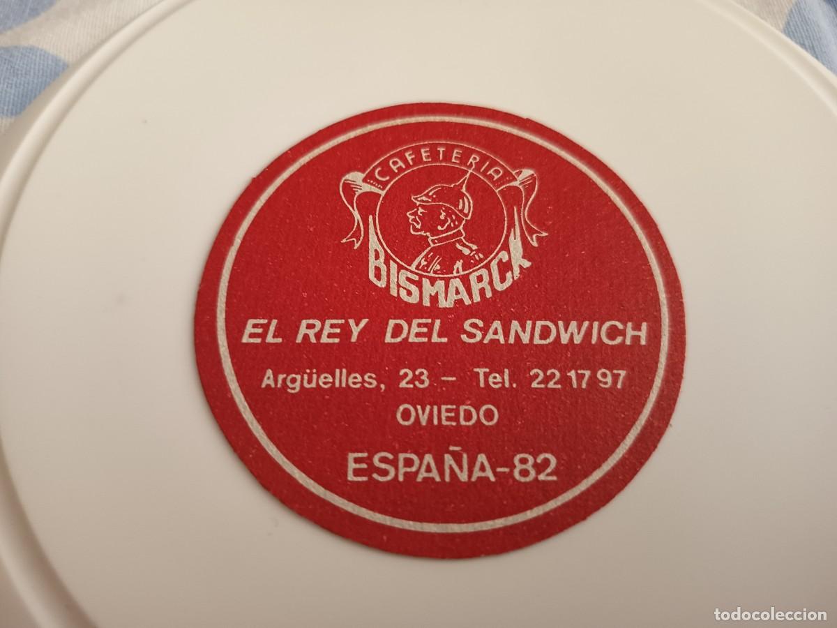 Otros art&iacute;culos de coleccionismo en papel: POSAVASOS CAFETERIA BISMARCK-OVIEDO-ASTURIAS-MUNDIAL ESPA&Ntilde;A 82
