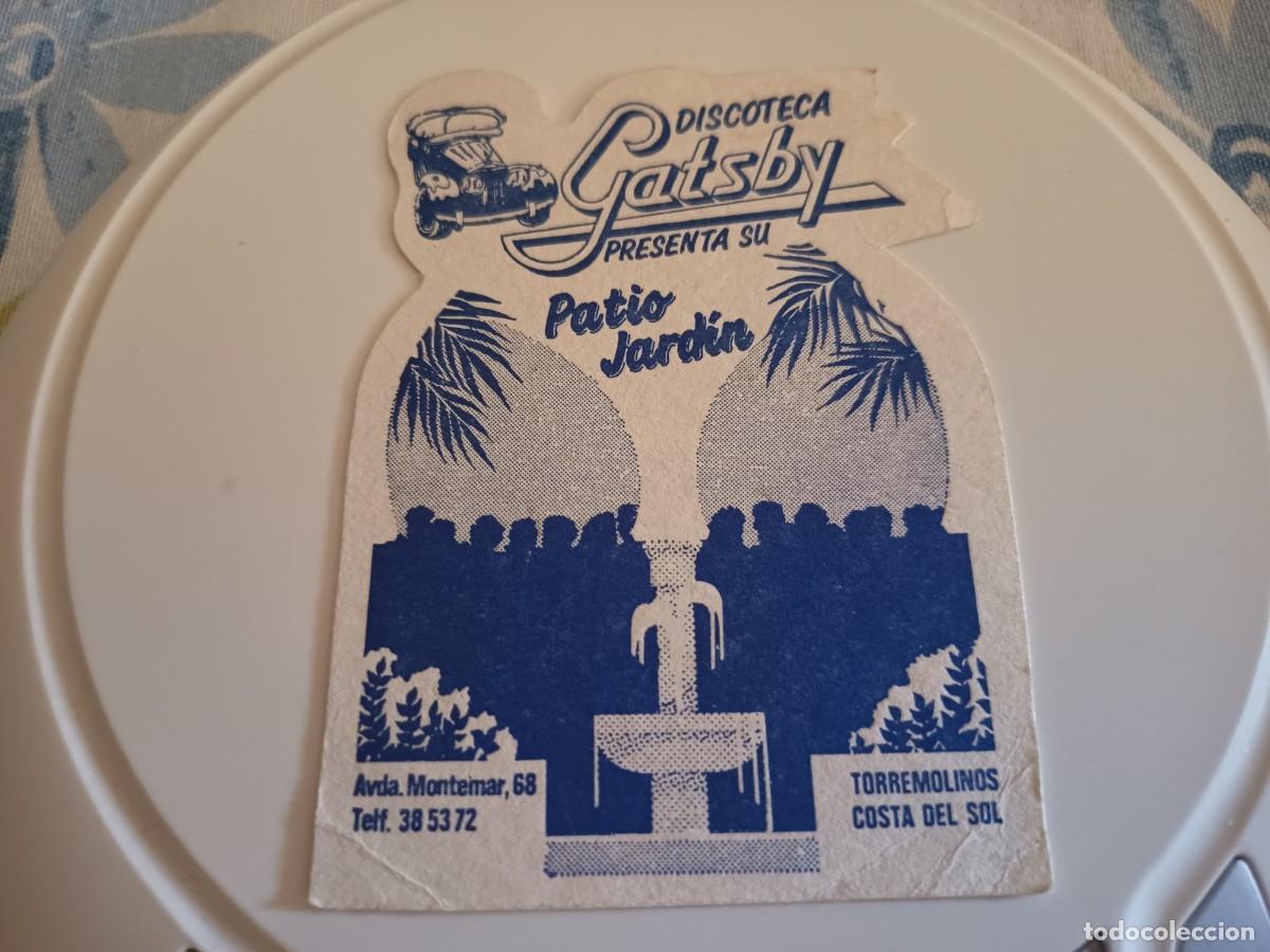 Otros art&iacute;culos de coleccionismo en papel: POSAVASOS DISCOTECA GATSBY-TORREMOLINOS-MALAGA