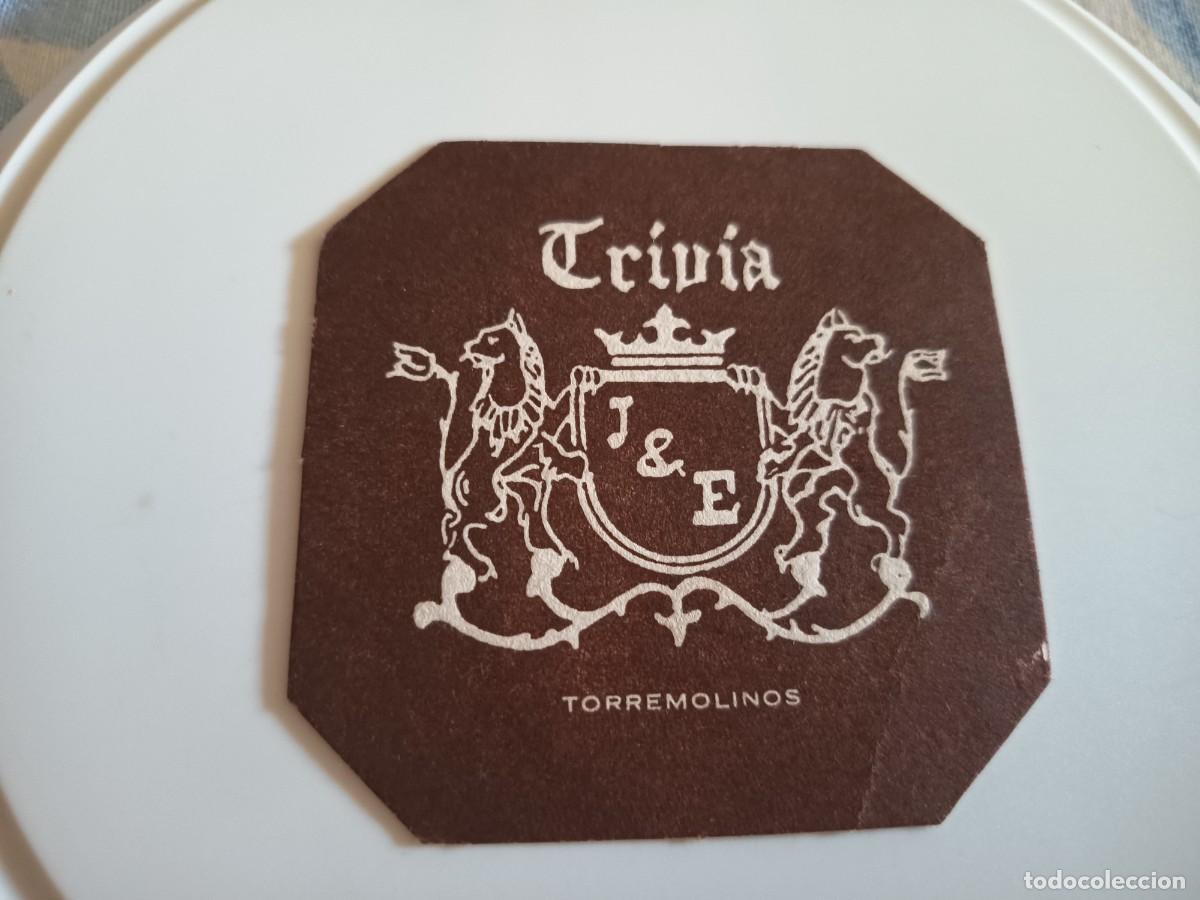 Otros art&iacute;culos de coleccionismo en papel: POSAVASOS CLUB TRIVIA-TORREMOLINOS-MALAGA