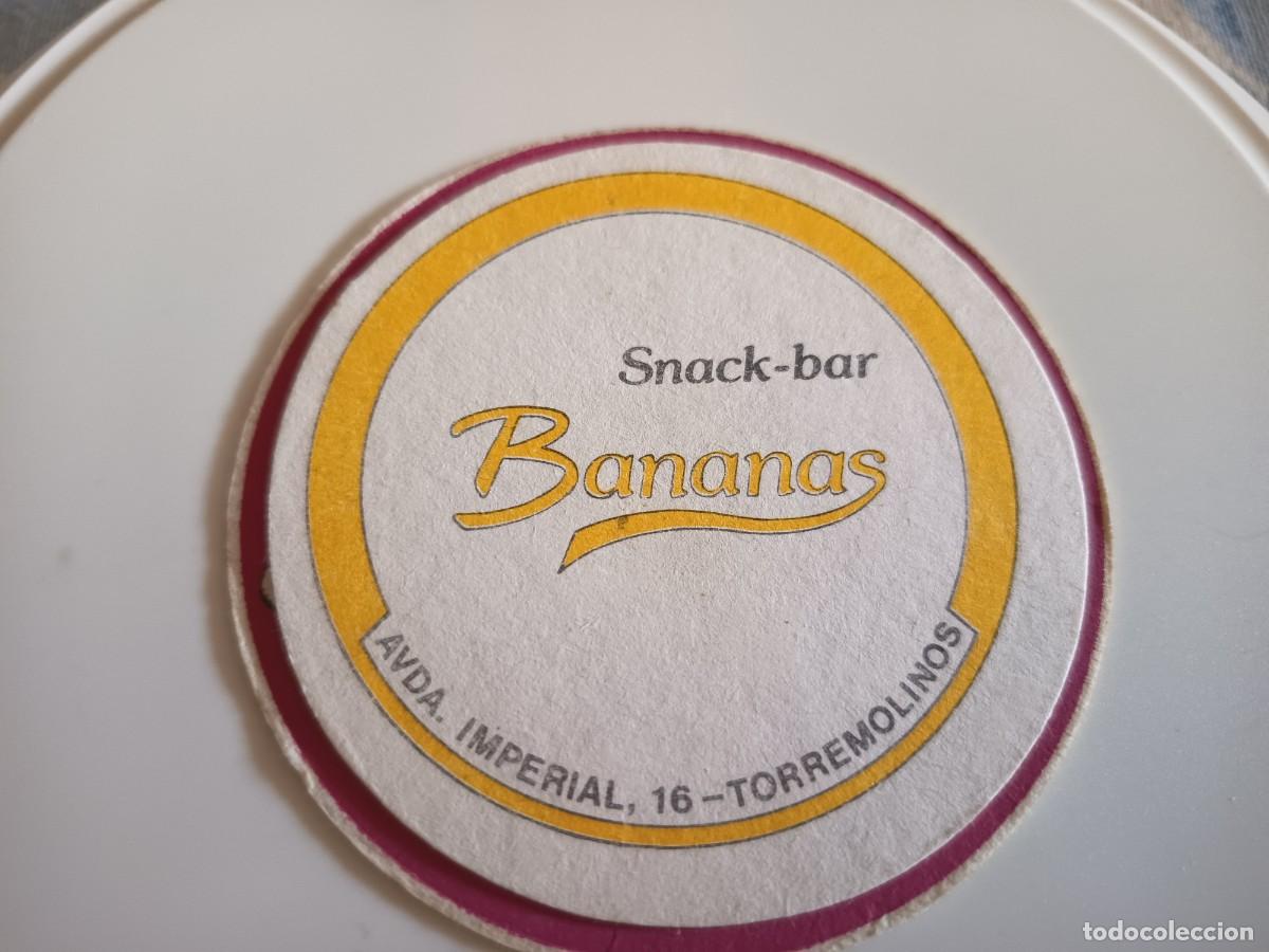 Otros art&iacute;culos de coleccionismo en papel: POSAVASOS SNACK BAR BANANA'S-TORREMOLINOS-MALAGA