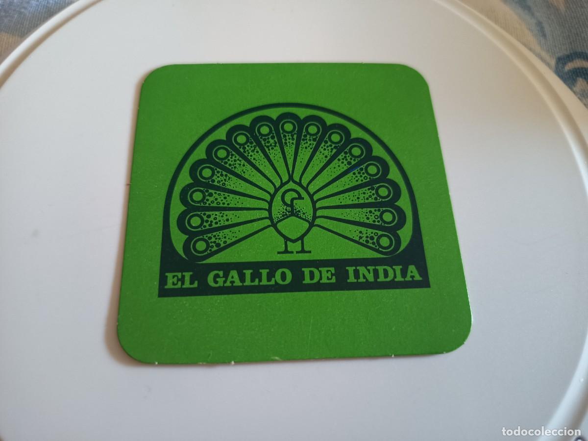 Otros art&iacute;culos de coleccionismo en papel: POSAVASOS CAFETERIA EL GALLO DE INDIA-MALAGA