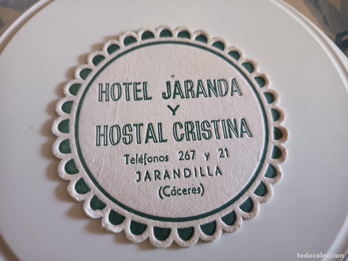 Otros art&iacute;culos de coleccionismo en papel: POSAVASOS HOTEL JARANDA Y HOSTAL CRISTINA-JARANDILLA-CACERES