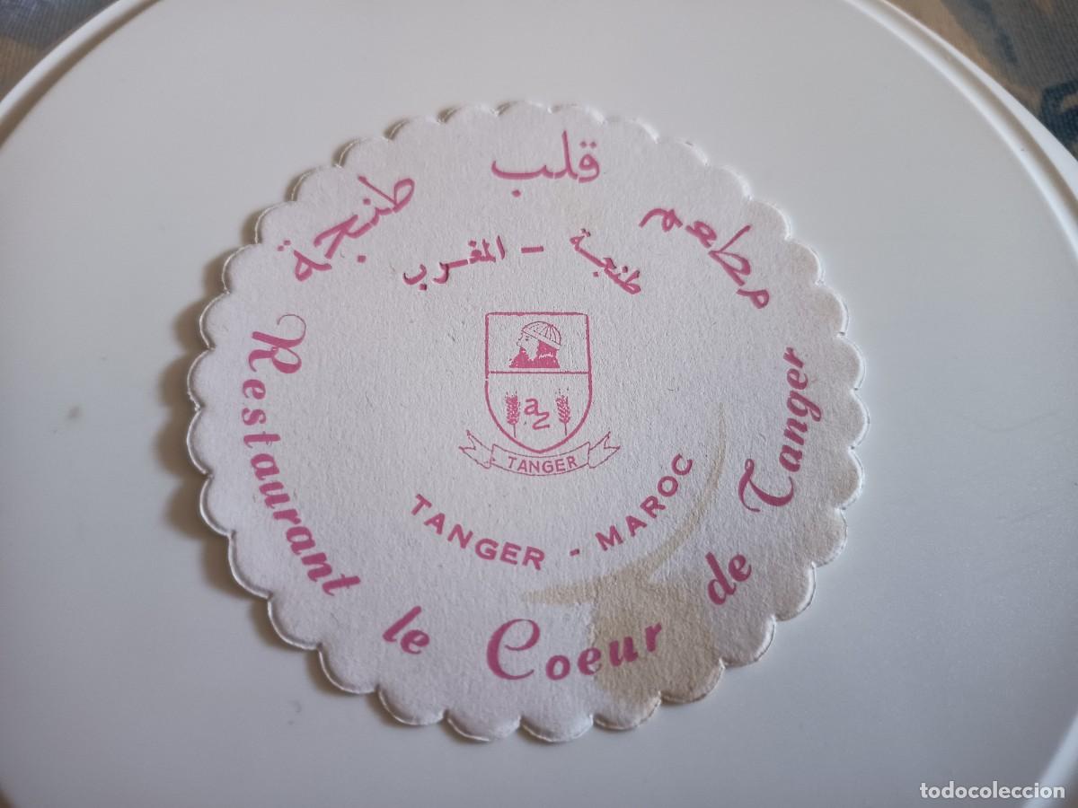Otros art&iacute;culos de coleccionismo en papel: POSAVASOS RESTAURANTE LE COCUR DE TANGER-MARRUECOS