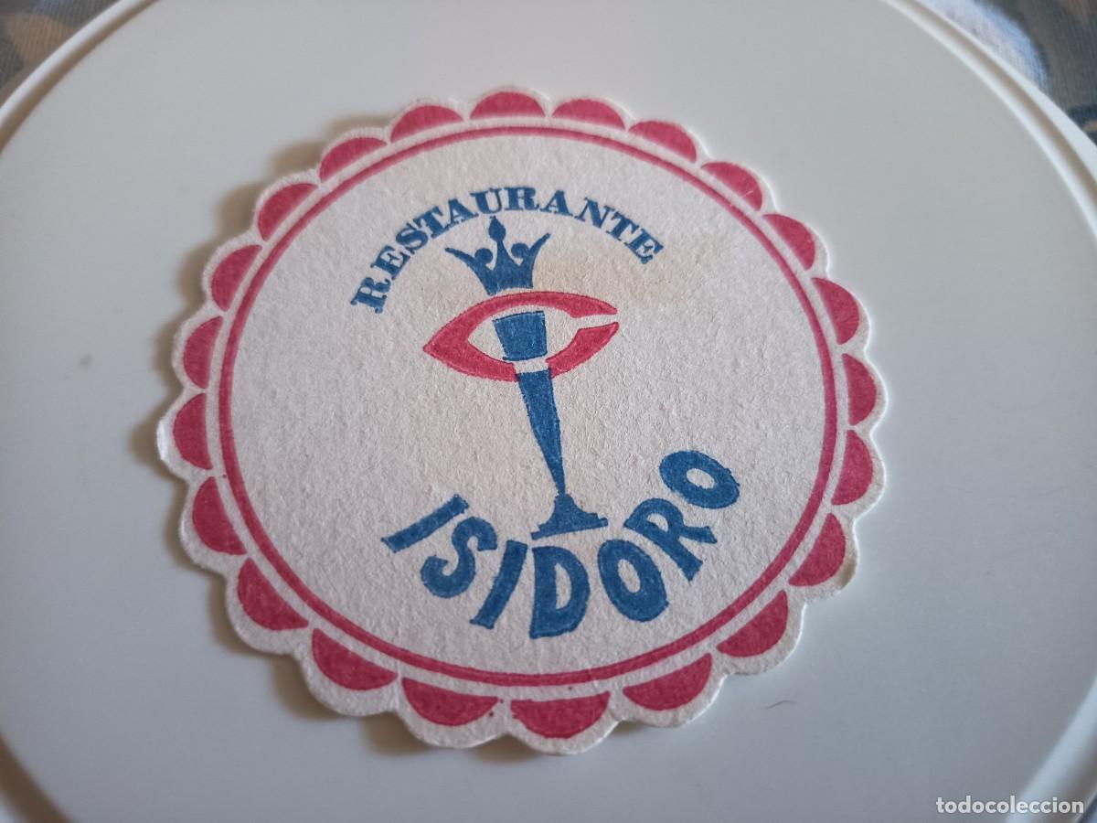 Otros art&iacute;culos de coleccionismo en papel: POSAVASOS RESTAURANTE ISIDORO-MADRID