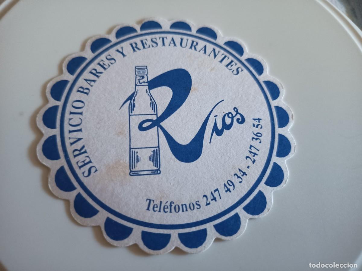 Otros art&iacute;culos de coleccionismo en papel: POSAVASOS SERVICIO BARES Y RESTAURANTES RIOS-MADRID
