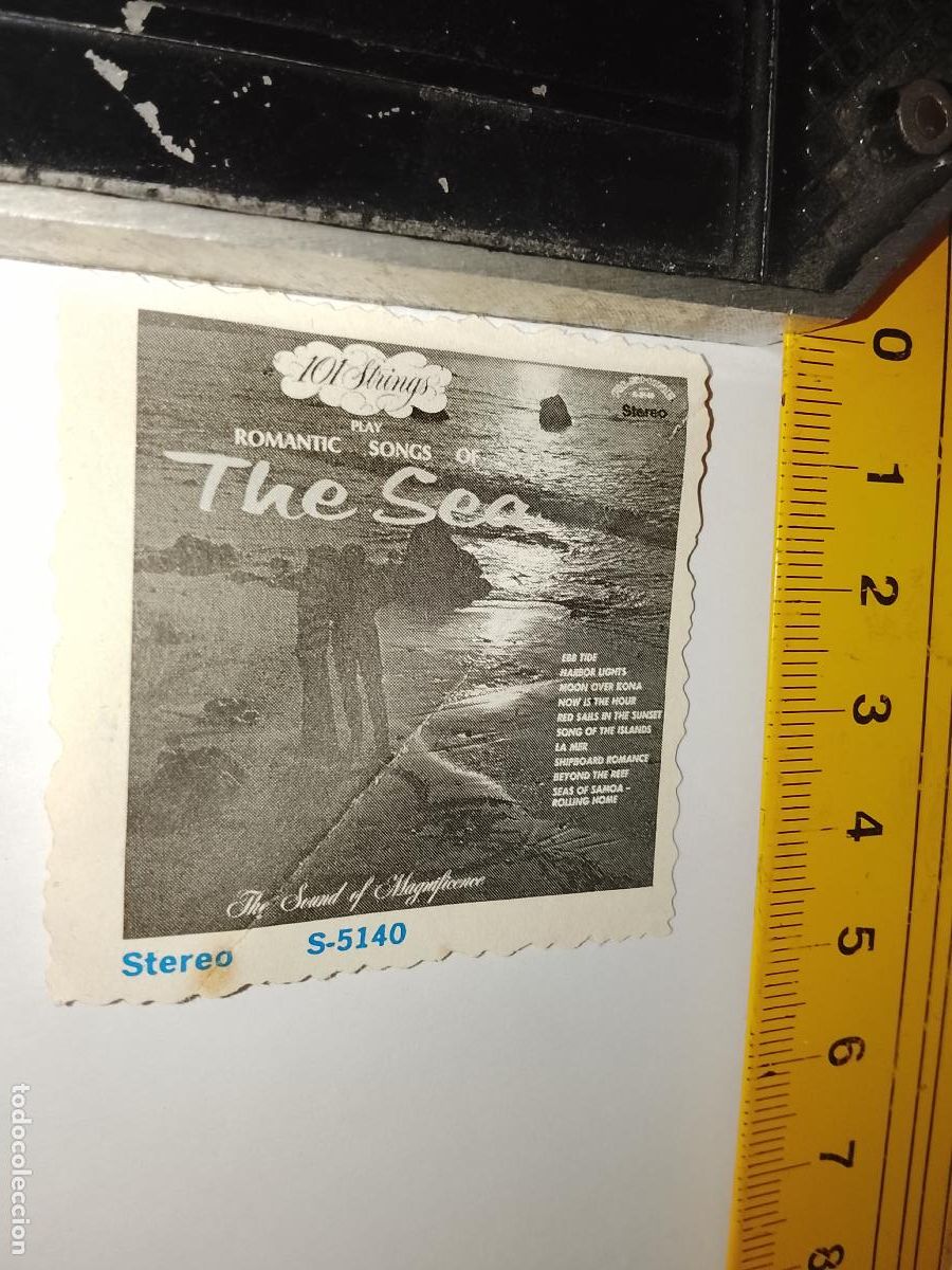 Otros art&iacute;culos de coleccionismo en papel: MUSICA - cromo o similar papel troquelado - THE SEA