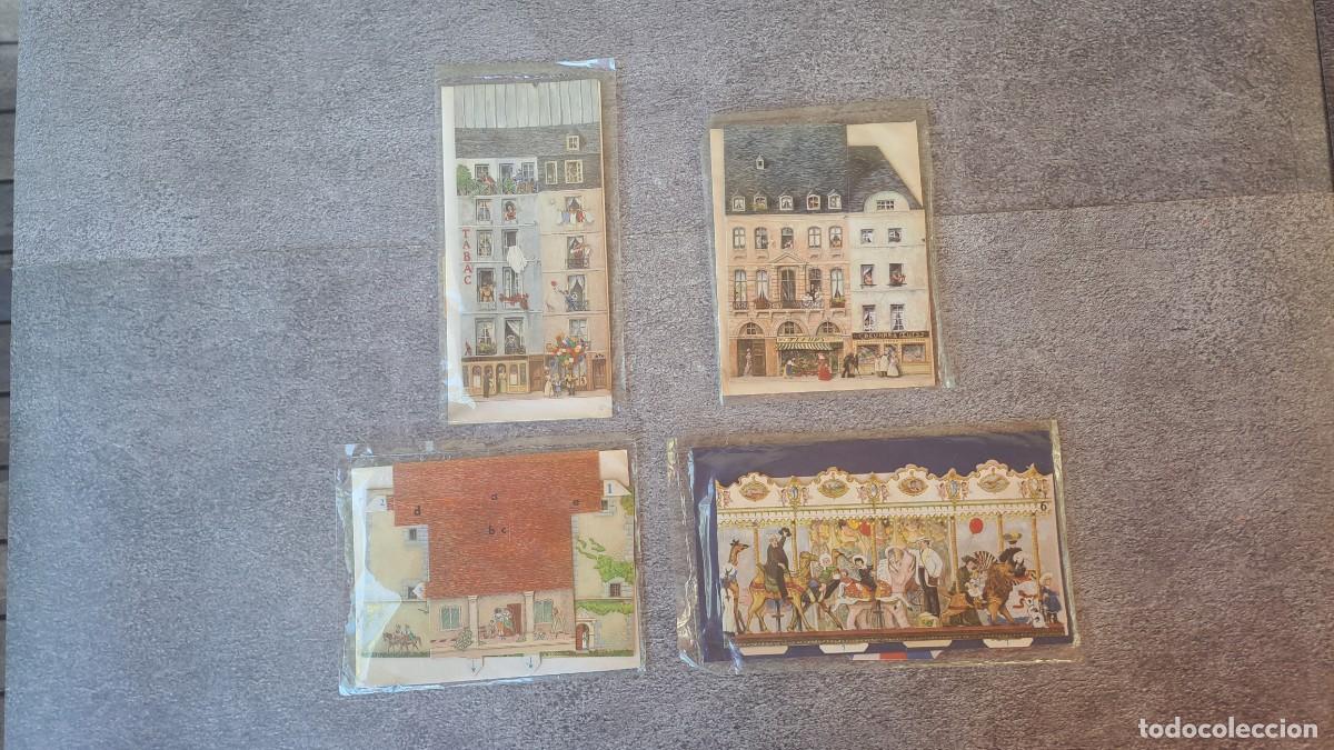 Paper Collecting Others: LOTE 4 MAQUETAS TROQUELADAS, 2 de PARIS 1900, 1 de BOURGOGNE XVI y 1 de CAROUSEL 1900, CLAIR DE LUNE