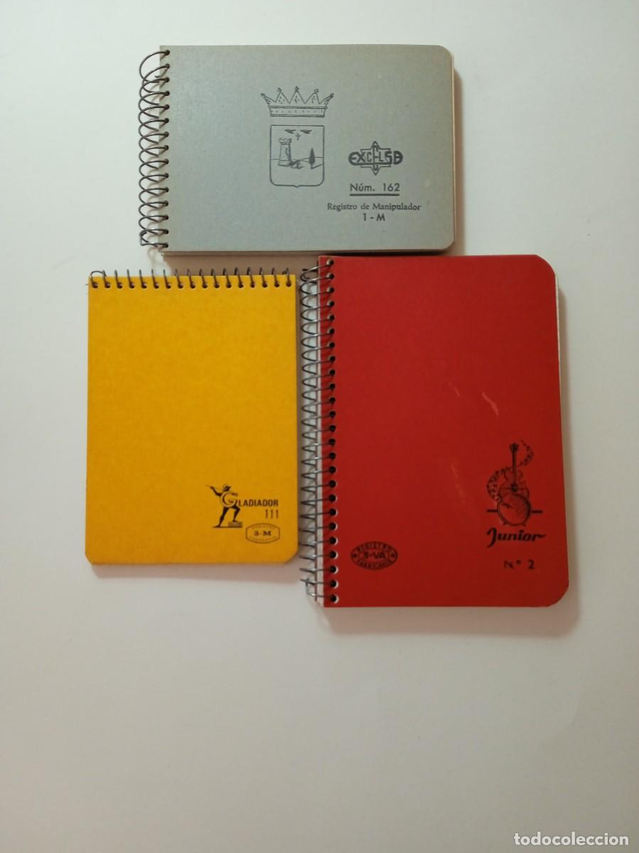 Otros art&iacute;culos de coleccionismo en papel: LOTE 3 LIBRETAS NUEVAS A&Ntilde;OS 80