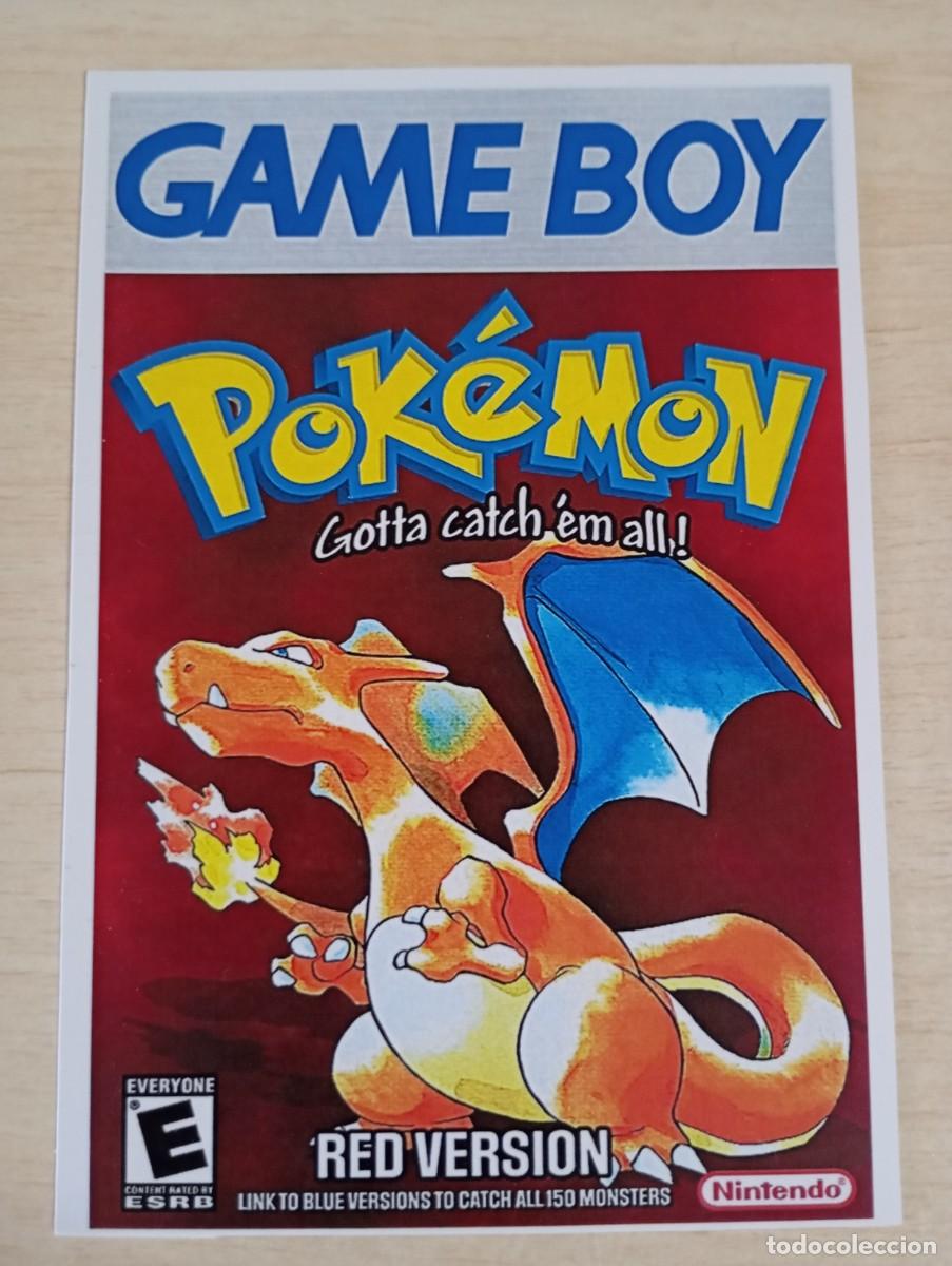 Outros artigos de papel: Flyer publicidad Pok&eacute;mon rojo Nintendo Game Boy