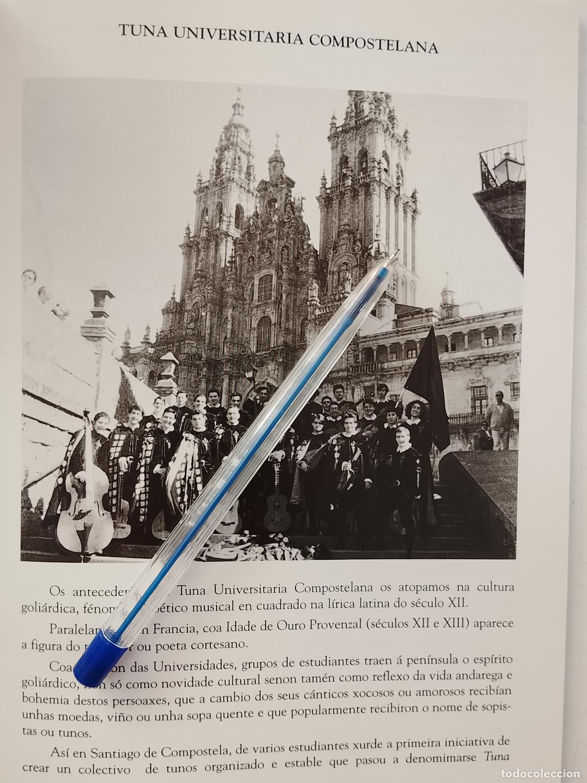 Otros art&iacute;culos de coleccionismo en papel: estudiantina tuna unversitaria compostelana - hoja de antigua publicacion