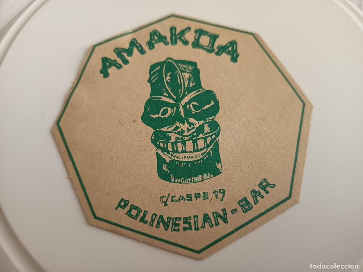 Otros art&iacute;culos de coleccionismo en papel: POSAVASOS BAR POLINESIO AMAKOA-BARCELONA