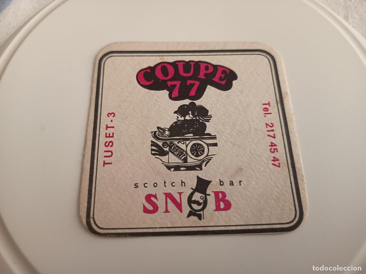 Otros art&iacute;culos de coleccionismo en papel: POSAVASOS SCOTCH BAR SNOB COUPE 77-BARCELONA