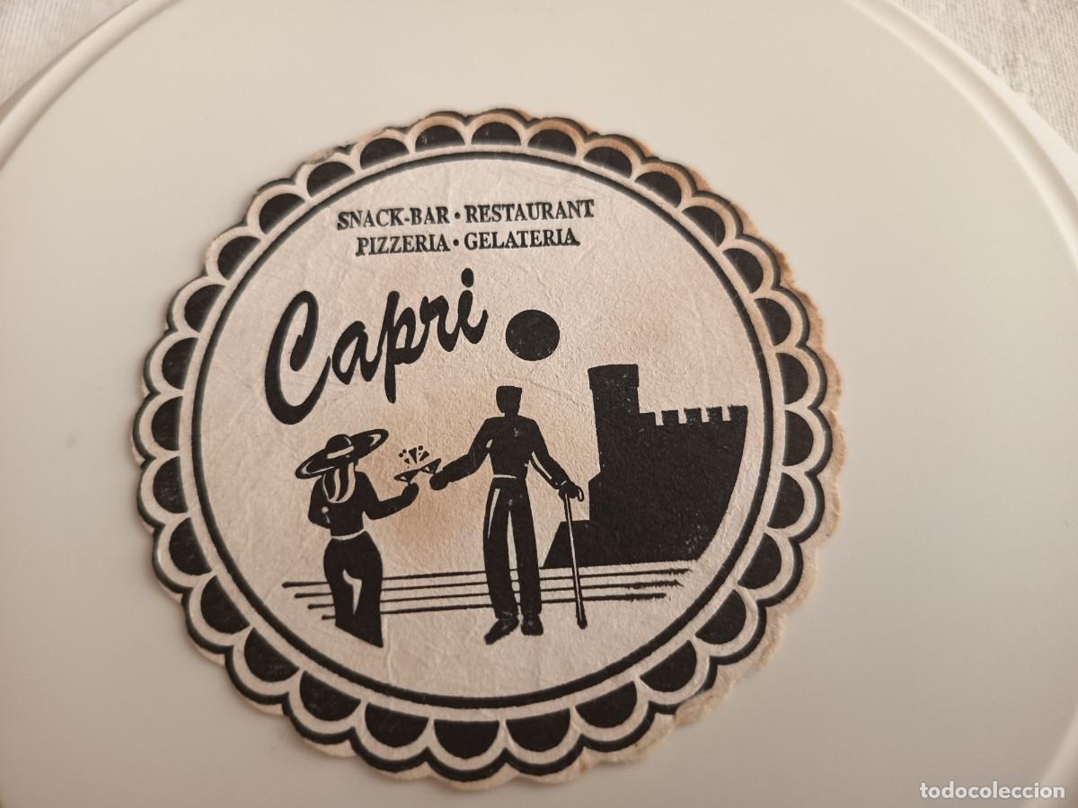 Otros art&iacute;culos de coleccionismo en papel: POSAVASOS RESTAURANT CAPRI-TOSSA DE MAR-GIRONA