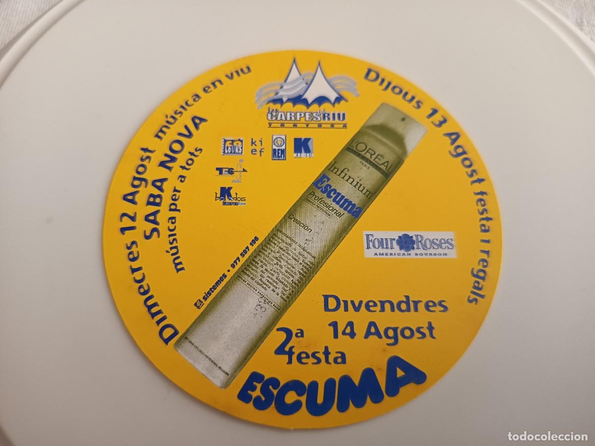 Otros art&iacute;culos de coleccionismo en papel: POSAVASOS FESTIVAL ESCUMA SABA NOVA-TORTOSA-TARRAGONA