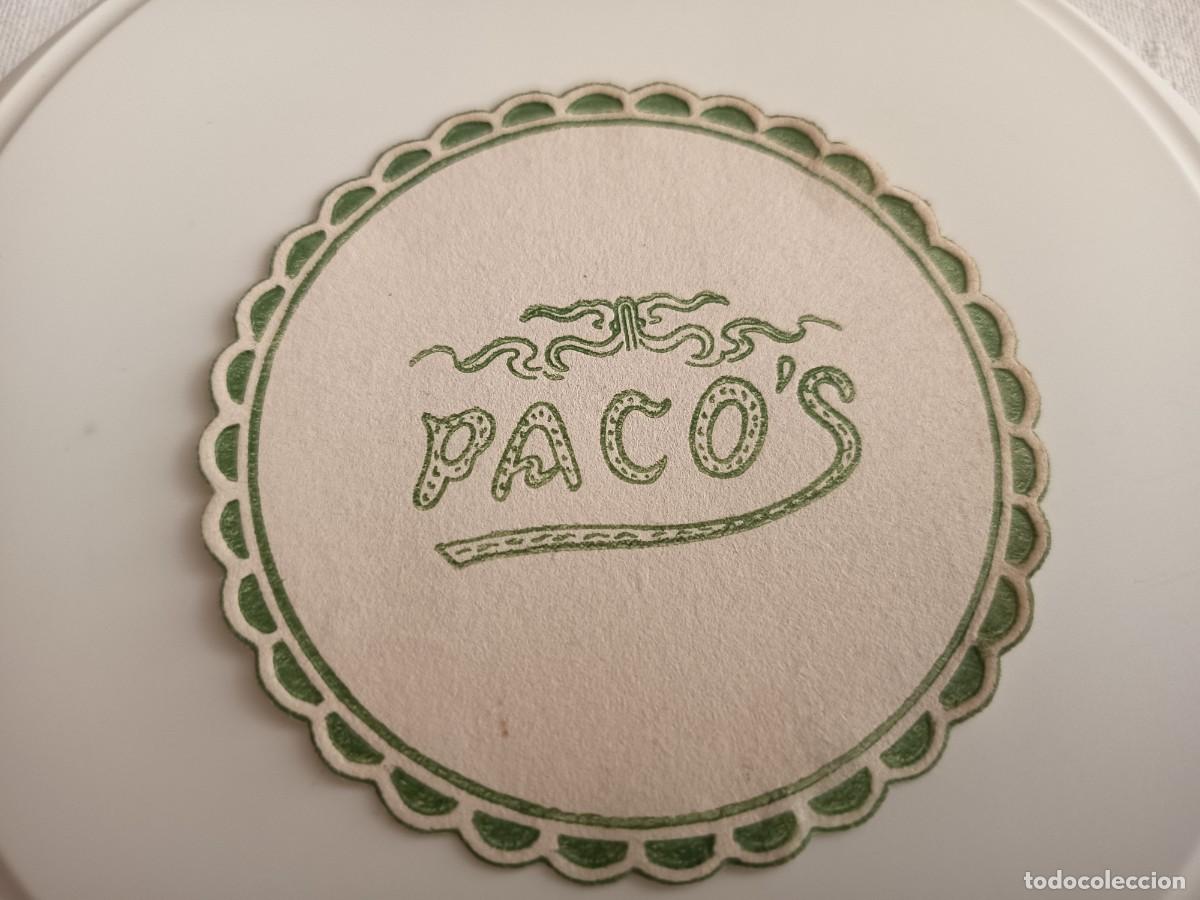 Otros art&iacute;culos de coleccionismo en papel: POSAVASOS pub paco's-almagro-ciudad real