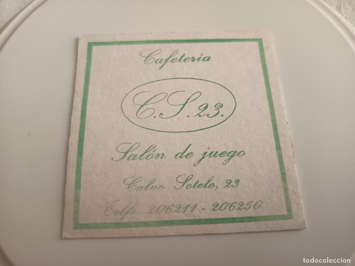Otros art&iacute;culos de coleccionismo en papel: POSAVASOS SALON DE JUEGO CS 23-PALENCIA