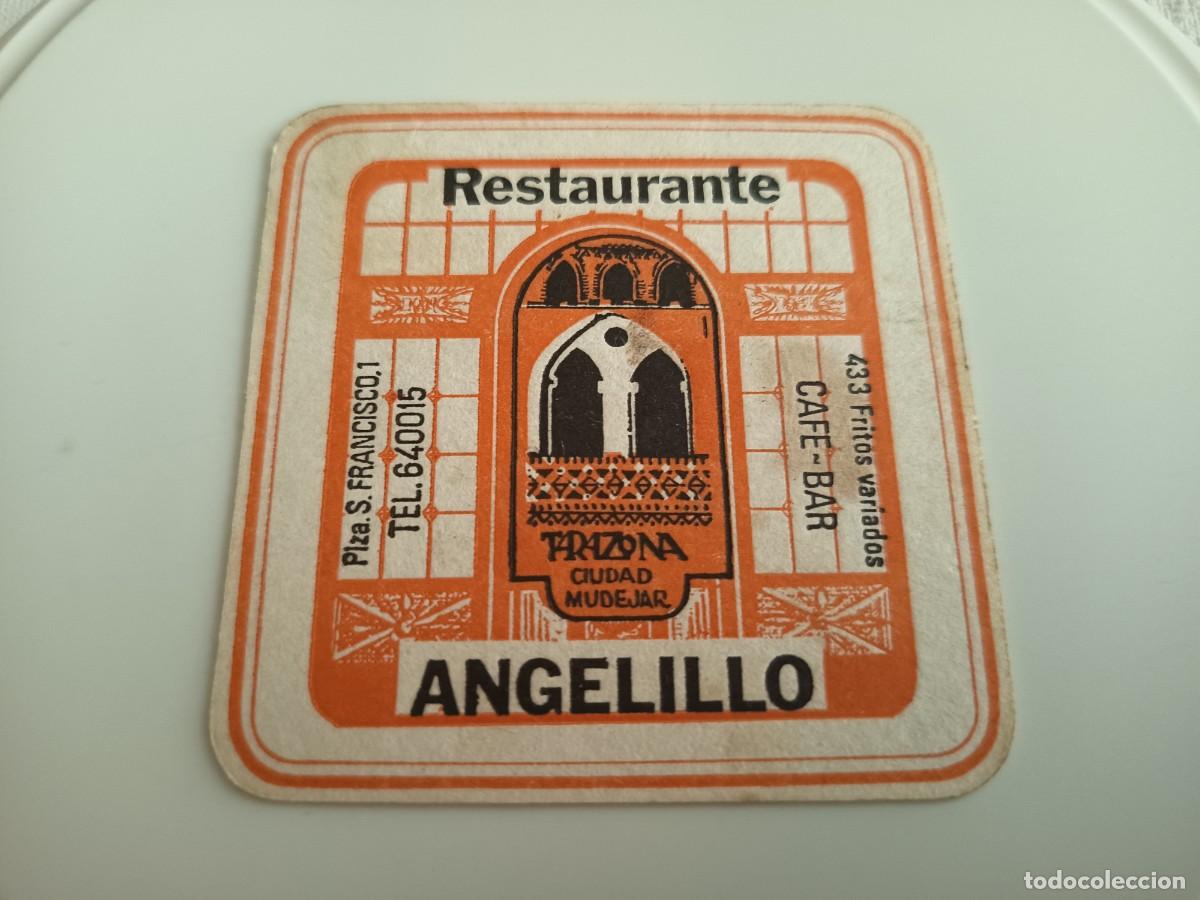 Otros art&iacute;culos de coleccionismo en papel: POSAVASOS RESTAURANTE ANGELILLO-TARAZONA-ZARAGOZA