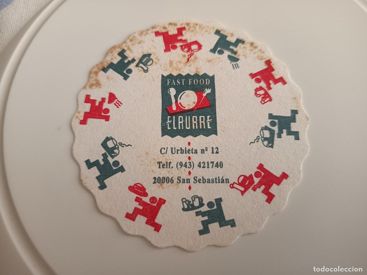 Otros art&iacute;culos de coleccionismo en papel: POSAVASOS RESTAURANTE ELAURRE-SAN SEBASTIAN-GUIPUZCOA