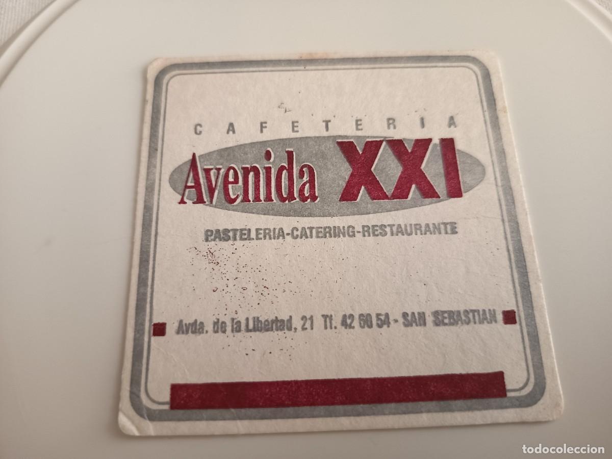 Otros art&iacute;culos de coleccionismo en papel: POSAVASOS CAFETERIA AVENIDA XXI-SAN SEBASTIAN-GUIPUZCOA