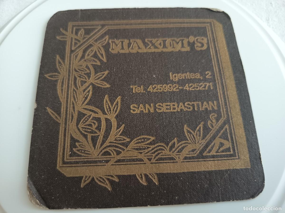 Otros art&iacute;culos de coleccionismo en papel: POSAVASOS PUB MAXIM'S-SAN SEBASTIAN-GUIPUZCOA