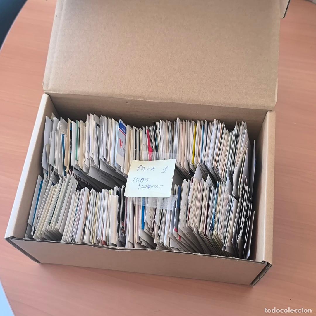 Otros art&iacute;culos de coleccionismo en papel: 001444MER-paquete mas de 1.000 tarjetas de visita empresas