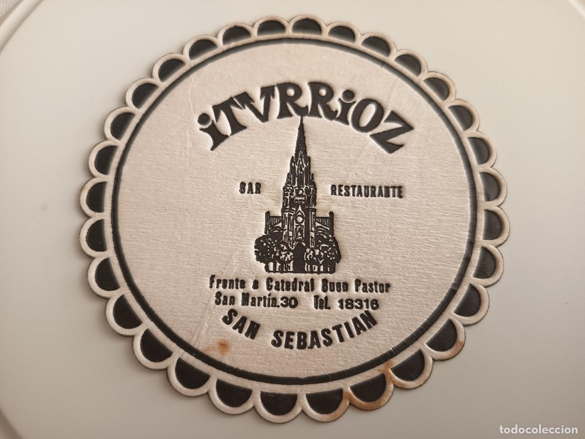 Otros art&iacute;culos de coleccionismo en papel: POSAVASOS BAR RESTAURANTE ITURRIOZ-SAN SEBASTIAN-GUIPUZCOA