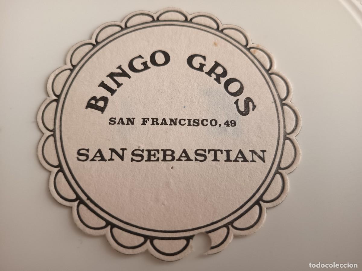 Otros art&iacute;culos de coleccionismo en papel: POSAVASOS BINGO GROS-SAN SEBASTIAN-GUIPUZCOA