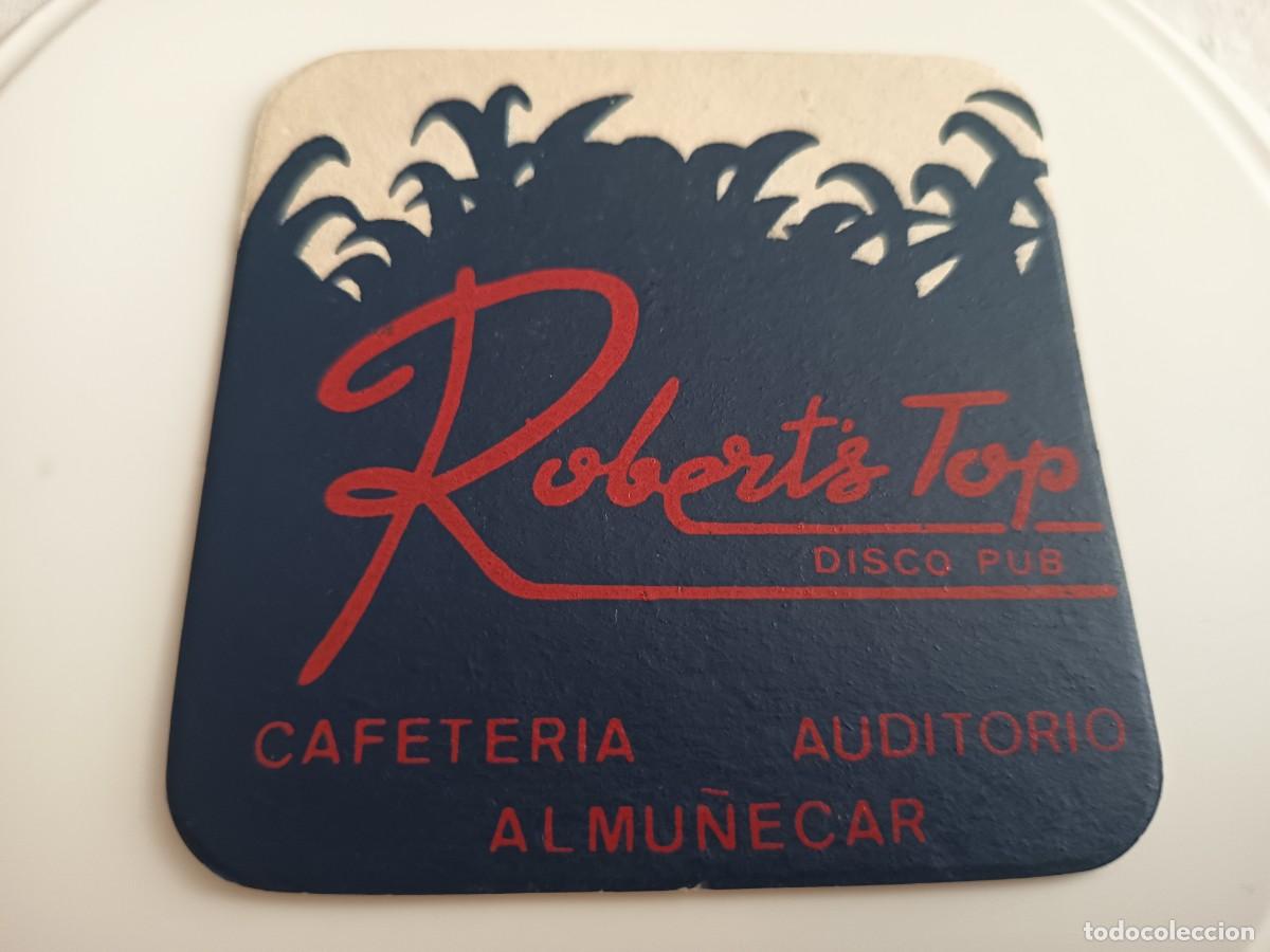 Otros art&iacute;culos de coleccionismo en papel: POSAVASOS DISCO PUB ROBERT'S TOP-ALMU&Ntilde;ECAR-GRANADA