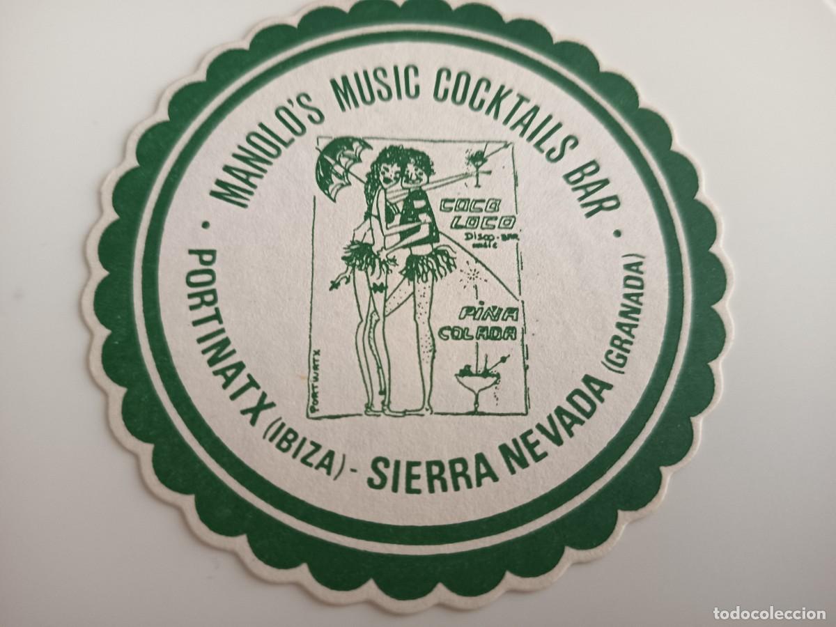 Otros art&iacute;culos de coleccionismo en papel: POSAVASOS MANOLOS MUSIC BAR-SIERRA NEVADA-GRANADA