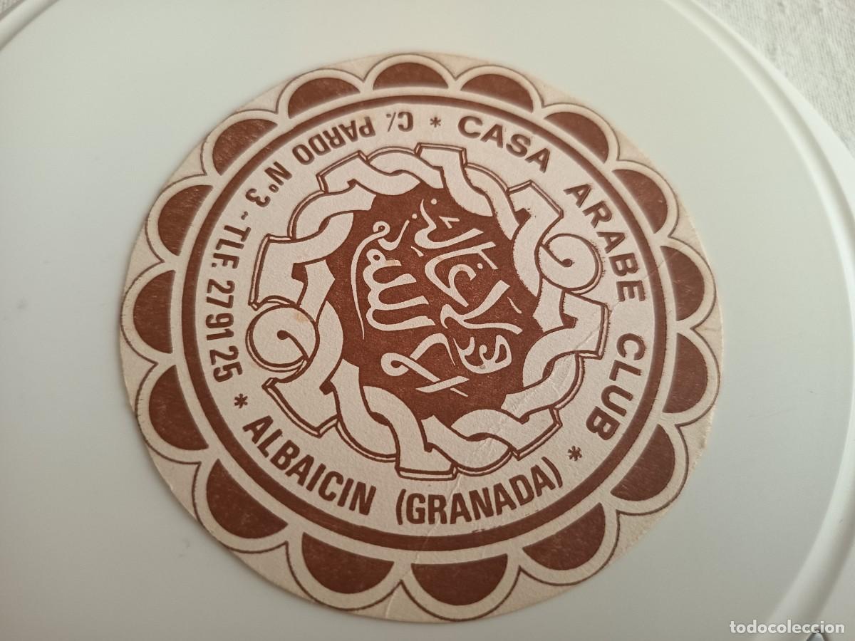 Otros art&iacute;culos de coleccionismo en papel: POSAVASOS CLUB CASA ARABE-ALBAICIN-GRANADA