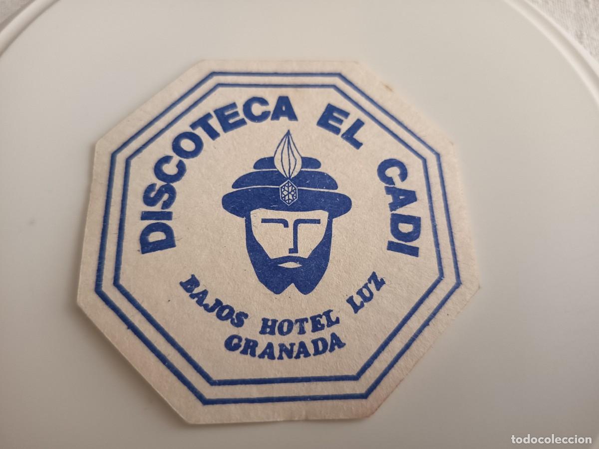 Otros art&iacute;culos de coleccionismo en papel: POSAVASOS DISCOTECA EL CADI-HOTEL LUZ-GRANADA