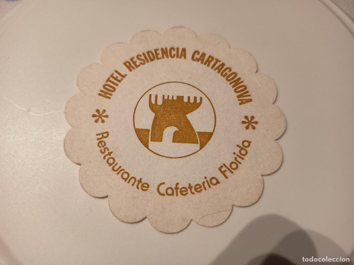 Otros art&iacute;culos de coleccionismo en papel: POSAVASOS HOTEL RESIDENCIA CARTAGONOVA-ALICANTE