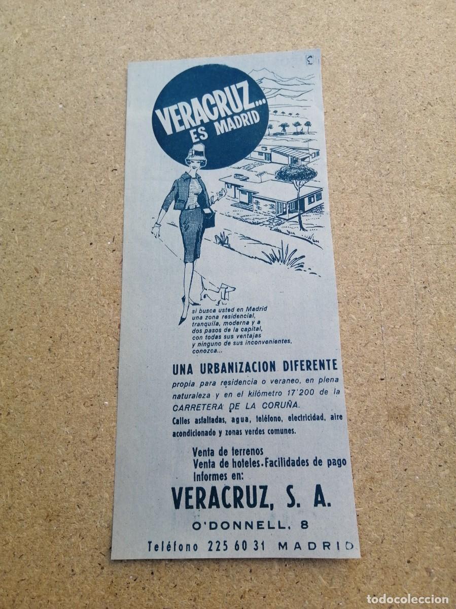 Otros art&iacute;culos de coleccionismo en papel: ANUNCIO. VERACRUZ, UNA URBANIZACION DIFERENTE (MADRID)