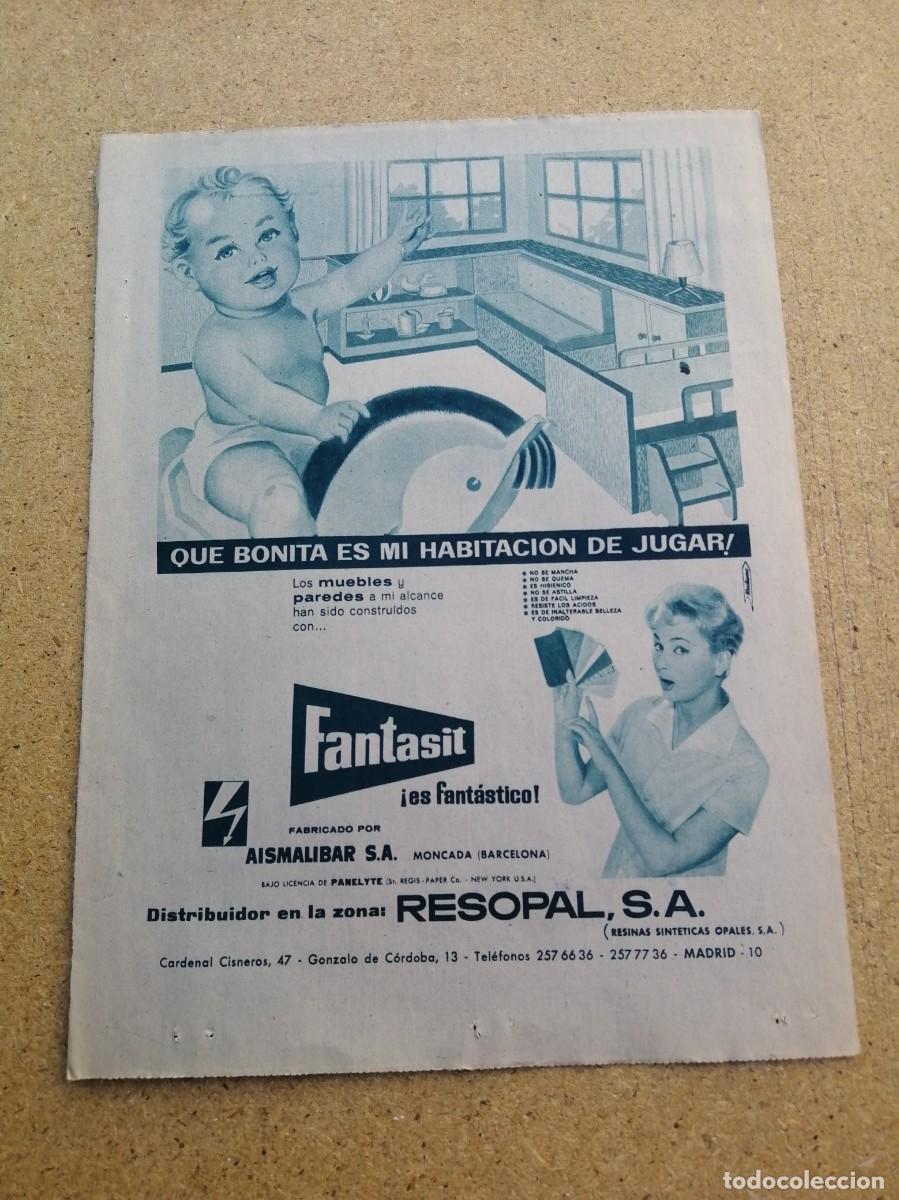 Otros art&iacute;culos de coleccionismo en papel: ANUNCIO. FANTASIT, FABRICADO POR AISMALIBAR