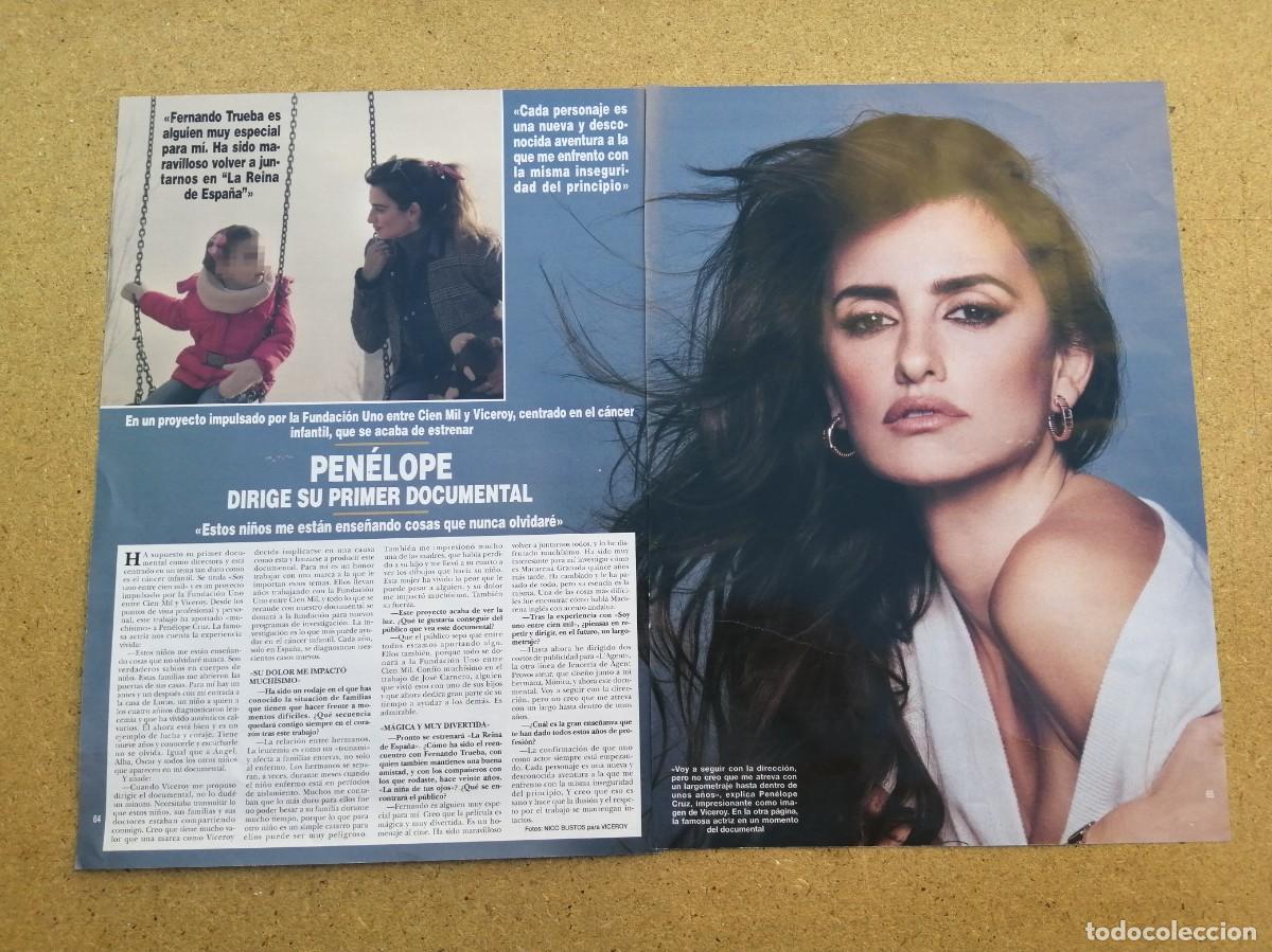 Otros art&iacute;culos de coleccionismo en papel: REPORTAJE. PENELOPE CRUZ DIRIGESU PRIMER DOCUMENTAL
