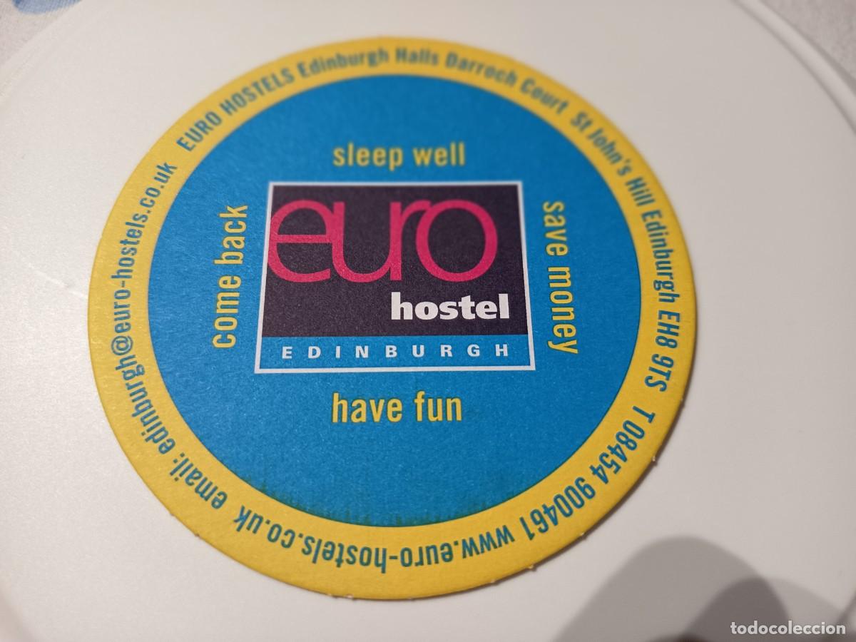 Otros art&iacute;culos de coleccionismo en papel: POSAVASOS HOSTEL EURO-EDIMBURGO