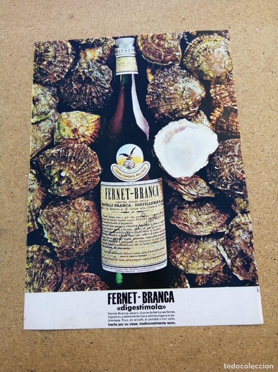 Otros art&iacute;culos de coleccionismo en papel: ANUNCIO. DIGESTIVO FERNET BRANCA