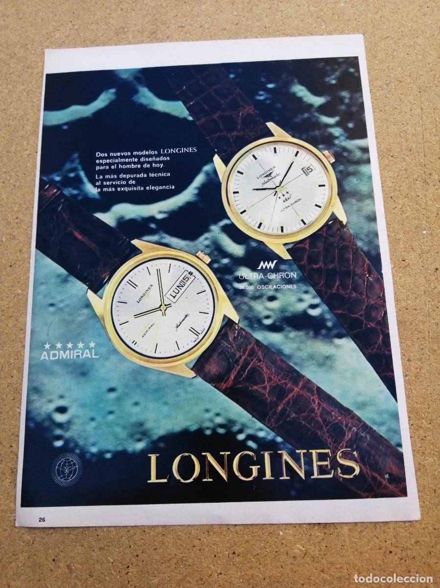 Otros art&iacute;culos de coleccionismo en papel: ANUNCIO. RELOJ LONGINES