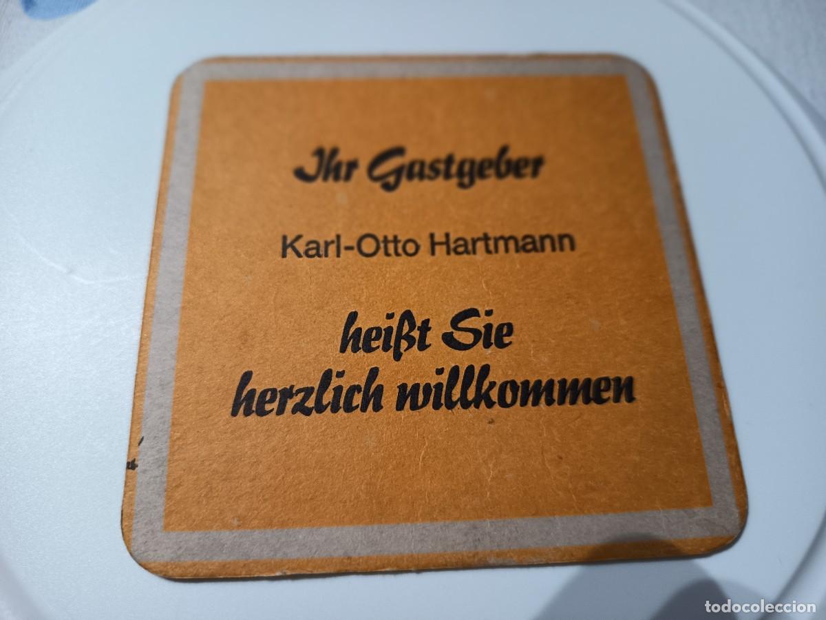 Otros art&iacute;culos de coleccionismo en papel: POSAVASOS KARL OTTO HARTMANN