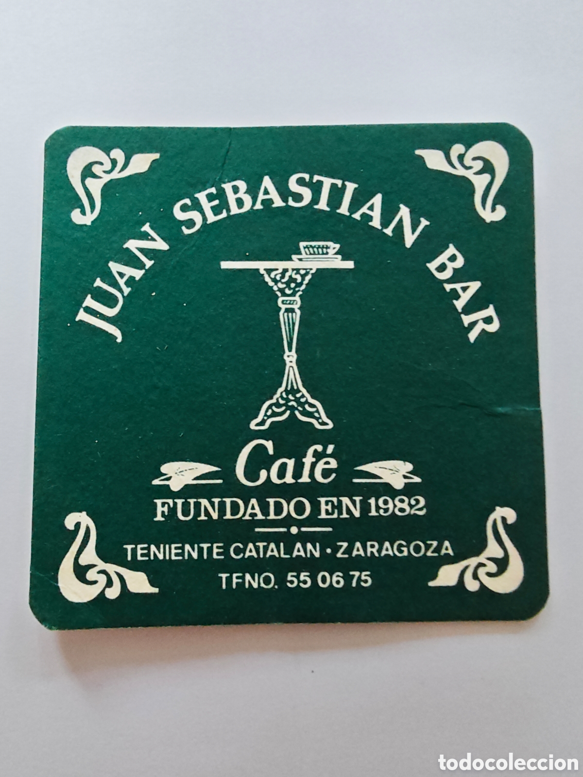 Sammelleidenschaft Andere Papierartikel: POSAVASOS - JUAN SEBASTIAN BAR - ZARAGOZA - TDK14P