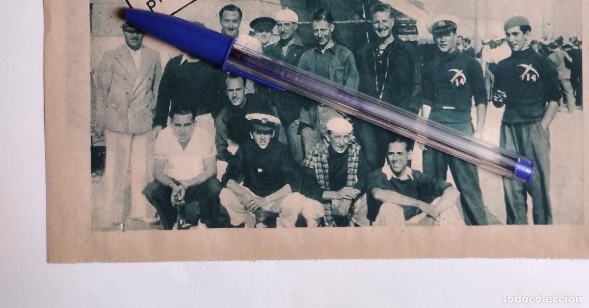 Paper Collecting Others: LA CORU&Ntilde;A EQUIPO BALANDRISTAS CLUB NAUTICO REGATA ANDURI&Ntilde;AS RECORTE PRENSA A&Ntilde;O 1935